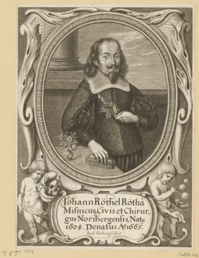 Portret van Johann Röthel