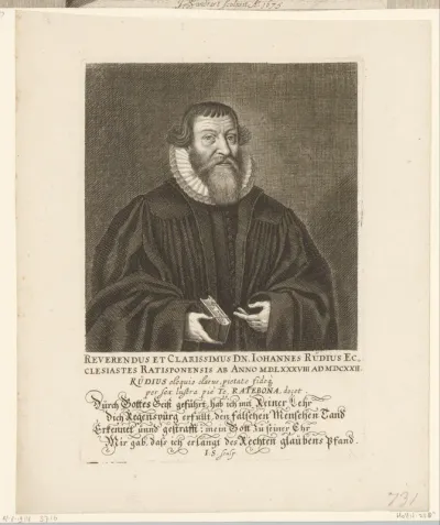 Portret van Johann Rüd