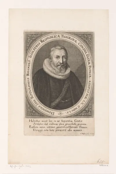 Portret van Johann Rudolf Rahn (II)
