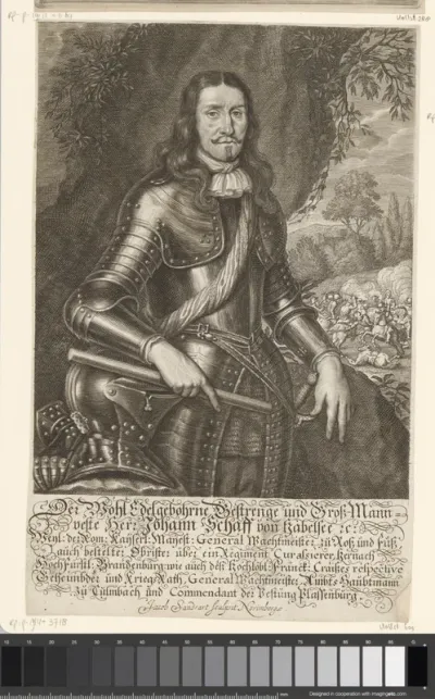 Portret van Johann Schaff von Habelsee