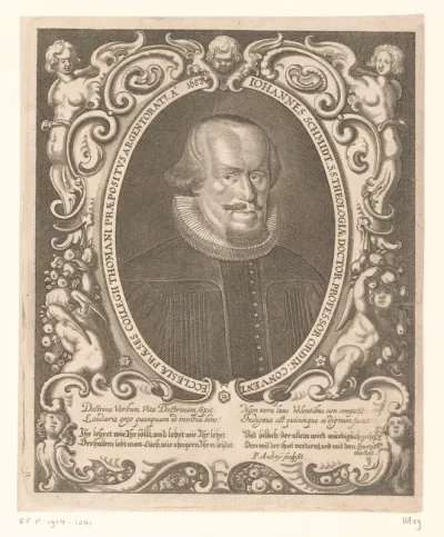 Portret van Johann Schmidt