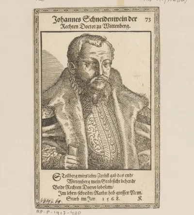 Portret van Johann Schneidewein