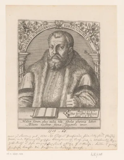 Portret van Johann Schneidewein