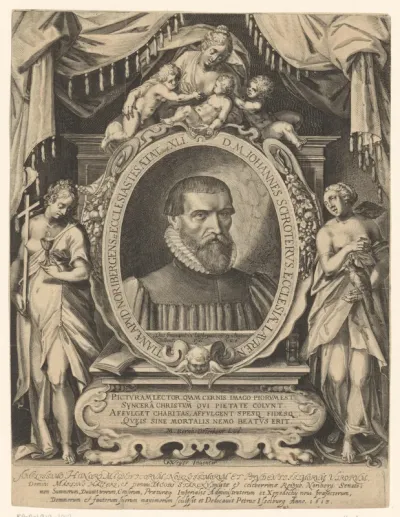 Portret van Johann Schröder