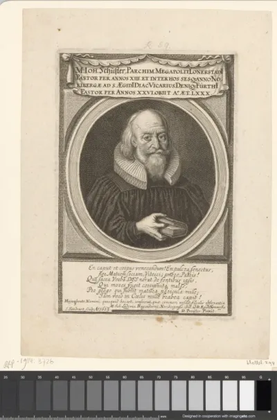 Portret van Johann Schuster