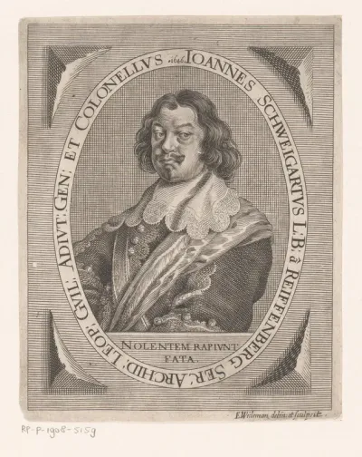 Portret van Johann Schweickart von Reiffenberg