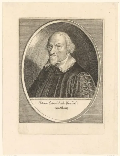 Portret van Johann Schweikhard von Kronberg