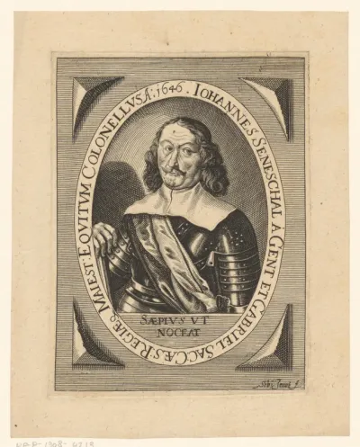 Portret van Johann Seneschall von Gent