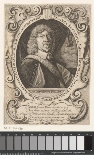 Portret van Johann Septimius Jörger von Tollet