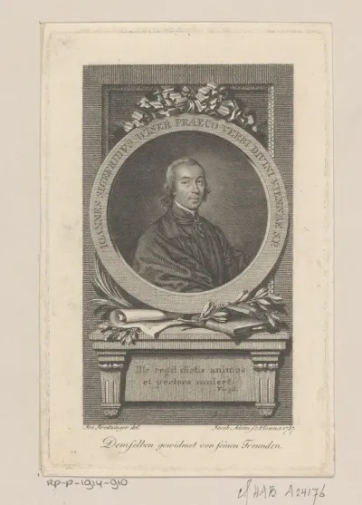 Portret van Johann Siegried Wiser
