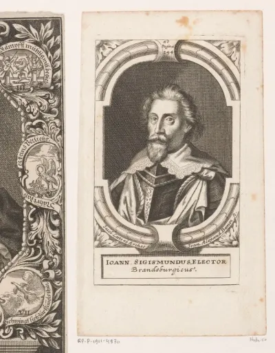 Portret van Johann Sigismund, keurvorst van Brandenburg
