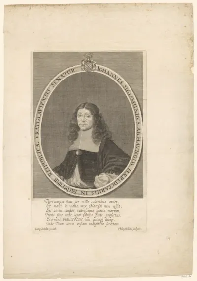 Portret van Johann Sigismund von Haunold