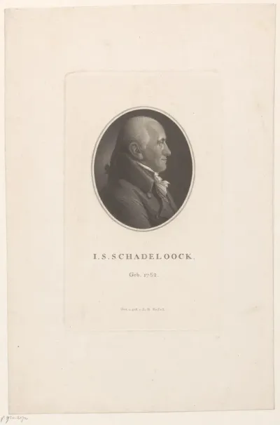 Portret van Johann Sigmund Schadeloock