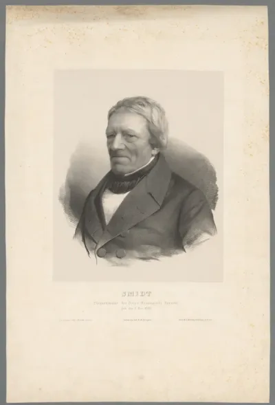Portret van Johann Smidt