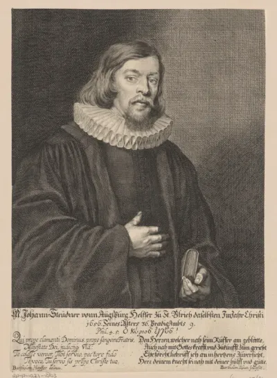 Portret van Johann Steudner
