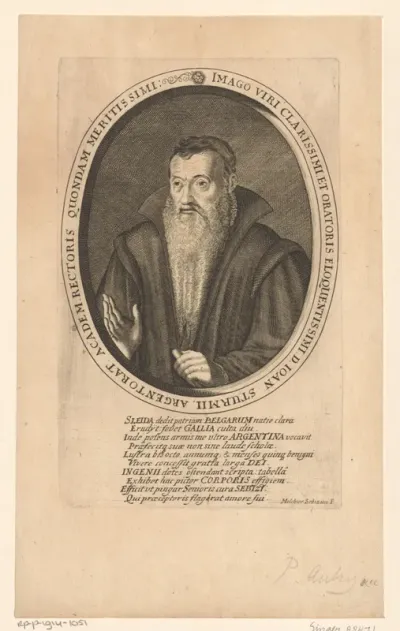 Portret van Johann Sturm