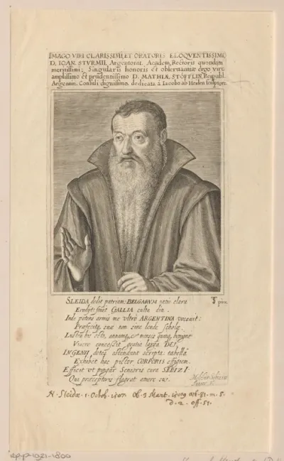 Portret van Johann Sturm