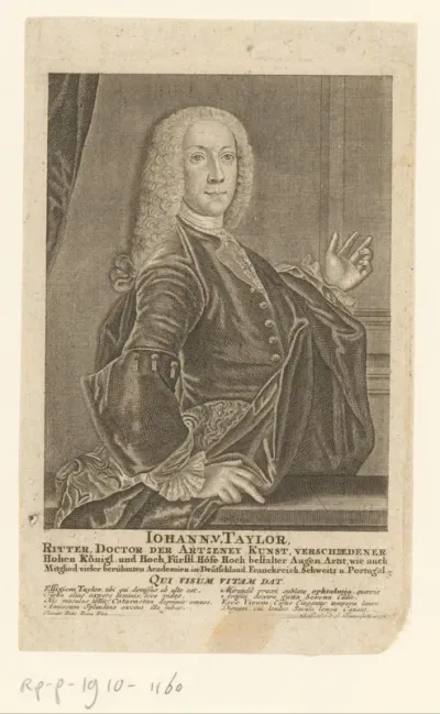 Portret van Johann Taylor