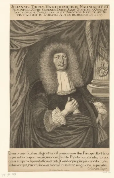 Portret van Johann Thomae