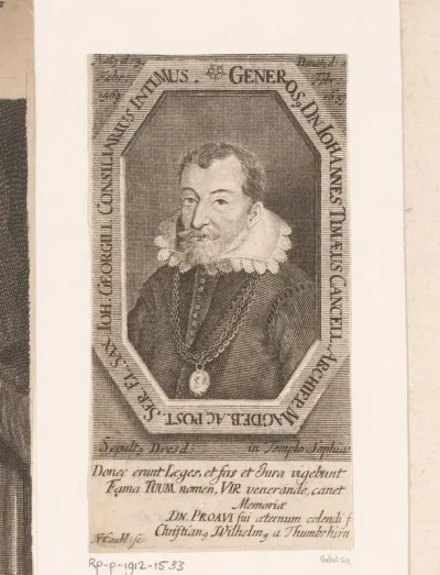 Portret van Johann Timaeus