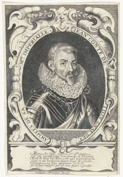 Portret van Johann Tserclaes, graaf van Tilly