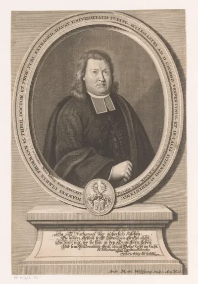 Portret van Johann Ulrich Frommann