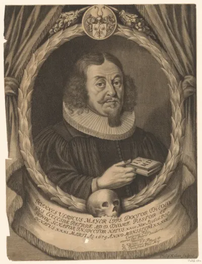 Portret van Johann Ulrich Mayer