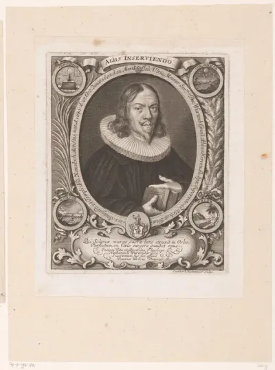 Portret van Johann Ulrich Meurer
