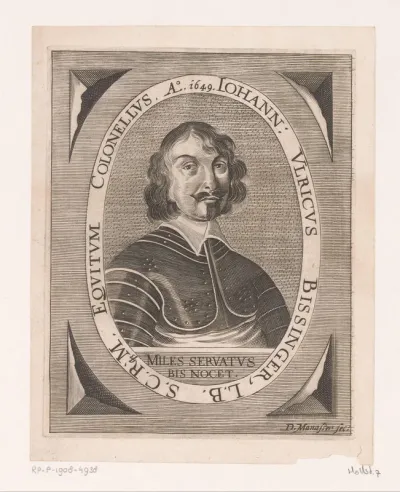 Portret van Johann Ulrich von Bissinger