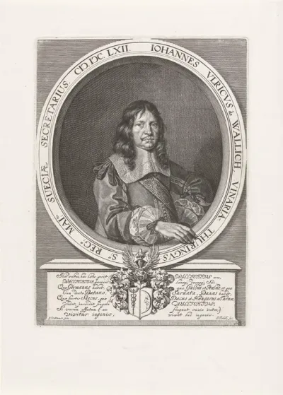 Portret van Johann Ulrich von Wallich