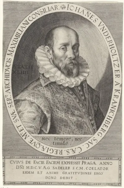 Portret van Johann Underholtzer von Kranichberg