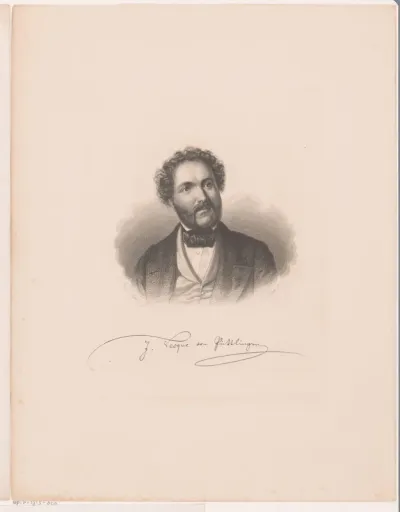 Portret van Johann Vesque von Püttlingen