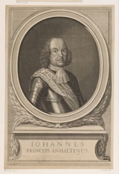 Portret van Johann VI von Anhalt-Zerbst