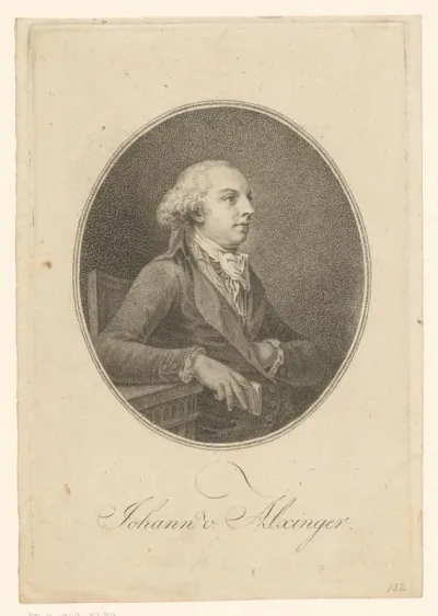 Portret van Johann von Alxinger