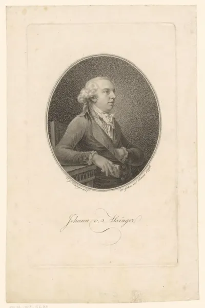 Portret van Johann von Alxinger