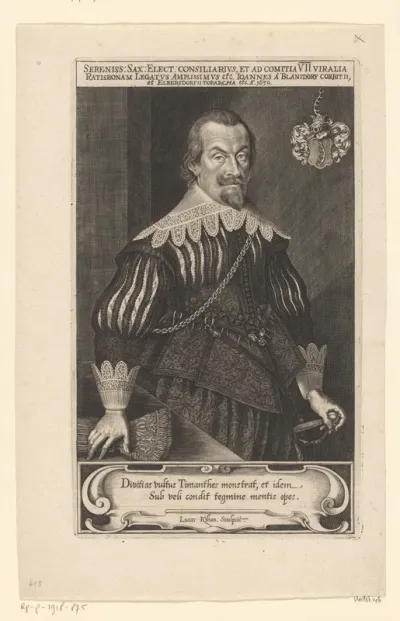 Portret van Johann von Blansdorf