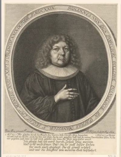 Portret van Johann von den Popelliere