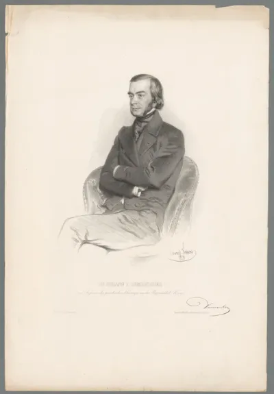 Portret van Johann von Dumreicher