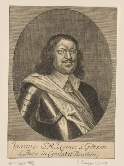 Portret van Johann von Götz