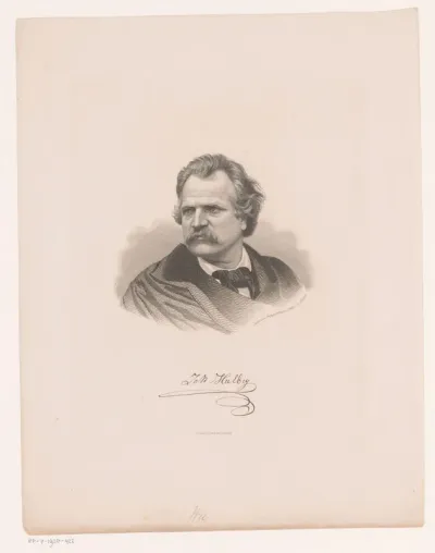Portret van Johann von Halbig