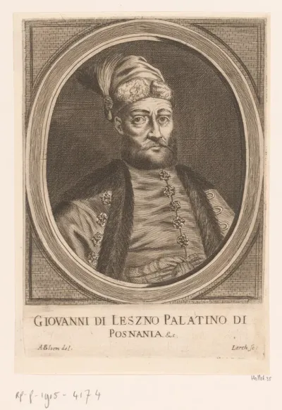 Portret van Johann von Leszno
