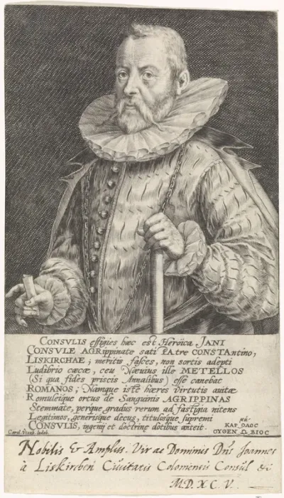 Portret van Johann von Lyskirchen