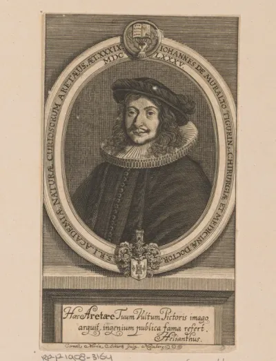 Portret van Johann von Muralt op 39-jarige leeftijd