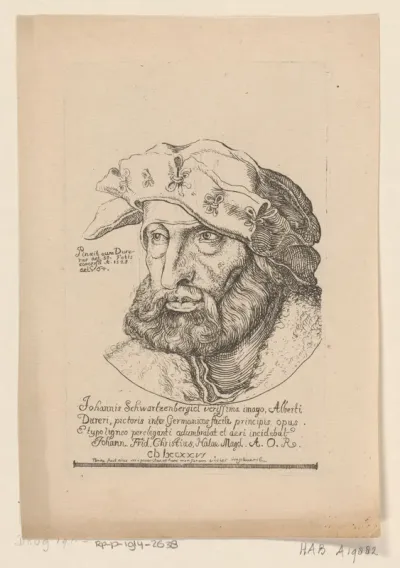 Portret van Johann von Schwarzenberg