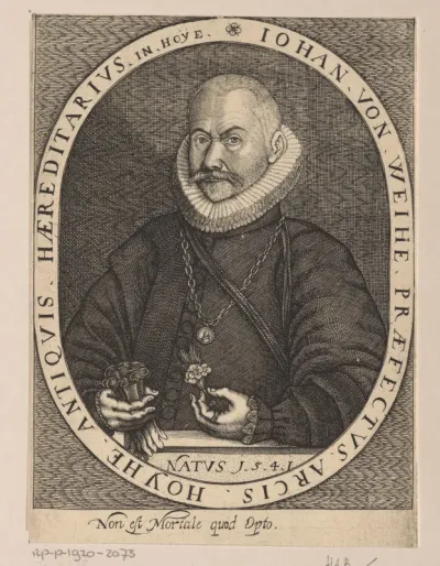 Portret van Johann von Weyhe
