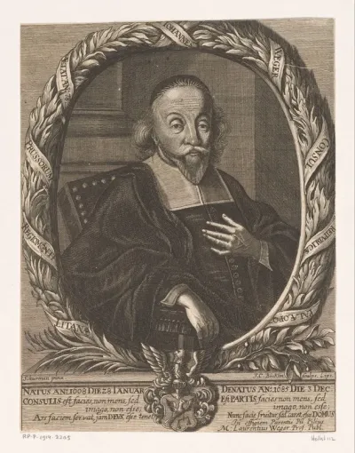 Portret van Johann Weger