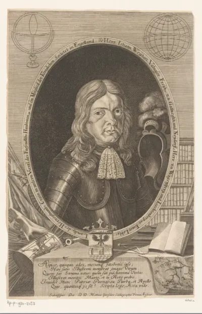Portret van Johann Weikhard Freiherr von Valvasor