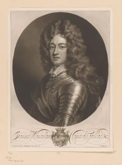 Portret van Johann Wenzel von Gallas