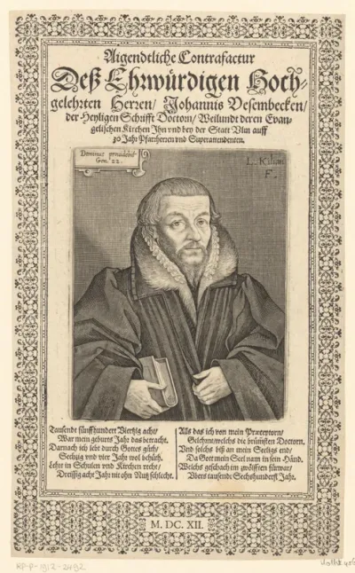 Portret van Johann Wesenbeck