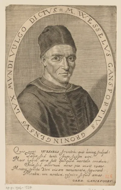 Portret van Johann Wessel Gansfort